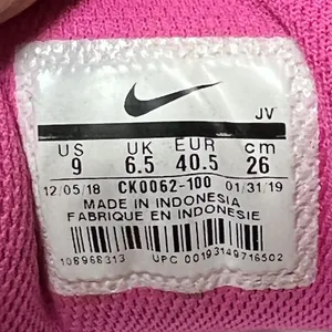 Nike Tanjun Shoes Sneakers Womens Size 9 White Pink Orange Running CK0062-100 thumbnail 8