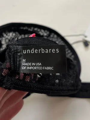 Underbares Everyday Lace Bra Bralette Black Size Medium NEW NWT thumbnail 5