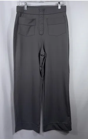 Halara Petite M Gray High Waist Wide Leg Pants thumbnail 1