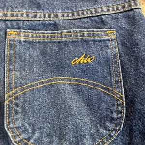 Chic Jeans Women 18W Vintage 90s Mom Jeans High Waisted Made in USA Dark Wash thumbnail 5