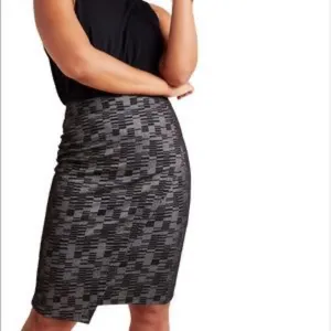NEW‎ Anthropologie Maeve Bobbie Pencil Skirt Black Gray Small Office Minimalist thumbnail 11