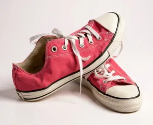 Converse Chuck Taylor All Star Low‎ Top Pink Canvas Sneakers Women US 8 thumbnail 1