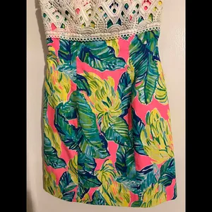 Lilly Pulitzer Tropical Print Dress size 00 thumbnail 9