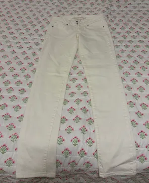 American Eagle White Jeans Skinny Stretch 0 thumbnail 1