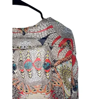 Gimmicks By BKE Boho Tribal Print Lightweight Sheer Layering Kimono thumbnail 4