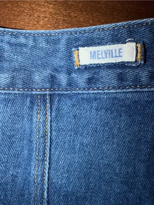 Brandy Melville Denim Button-Front A-Line Skirt - size 25 thumbnail 5