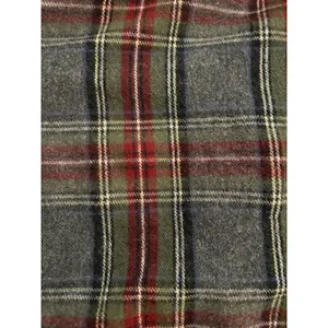 L.L. Bean Gray Stewart Plaid Flannel Slightly Fitted Shirt Womens Size Medium thumbnail 5