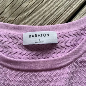Aritzia Babaton Women's Pink Pointelle Sleeveless Crop Top Size S thumbnail 6