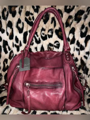 Free People Emerson Tote purse satchel full size Red Rock thumbnail 1