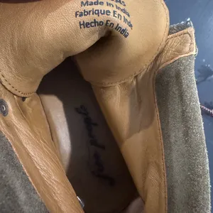 Free People Olive Suede Combat Boots with Burgundy Laces thumbnail 6