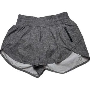 Lululemon Tracker Low-Rise Short 4" *Heather Lux Multi Black thumbnail 2