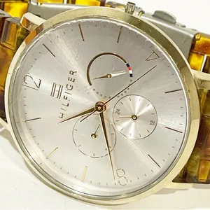Tommy Hilfiger Women’s Plastic Link Gold Tone‎ Wrist Watch thumbnail 2
