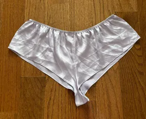 NWT Y2K Victoria’s secret purple satin flowy lounge shorts - small thumbnail 1