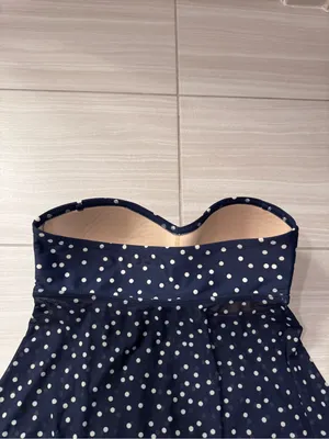 Merona Sheer Polka Dot Strapless Swim Top thumbnail 6