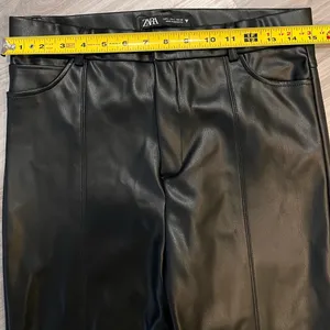 NWOT Zara Black Skinny Pants High-Waist‎ Versatile thumbnail 8