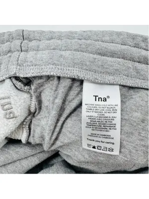 TNA CozyAF Mega Sweatpants Fleece Gray Joggers 1X thumbnail 4