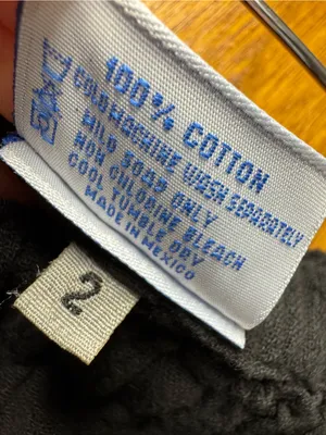 Oh My Gauze Cloud Cotton Cropped Pull On Cutout Pants Black 2 L/XL 12-14 NEW thumbnail 6