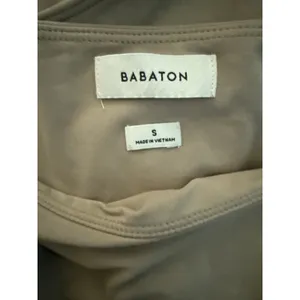 Aritzia Babaton Contour Squareneck Longsleeve Bodysuit Nude Size Small thumbnail 9