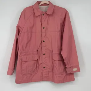 Vintage Woolrich Strawberry Anorak Jacket Size‎ XL Lightweight Waterproof USA thumbnail 1