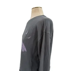 Spiritual Gangster Moon Dream‎ Mazzy Pullover Sweatshirt Gray Celestial Medium thumbnail 7