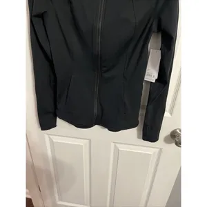 Yogalicious Lux Rebel Flare Full Zip Jacket Black Size S New With Tags thumbnail 4