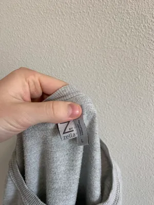 Zella Grey Crewneck Sweatshirt Pullover thumbnail 4
