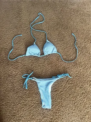 Light Blue Bikini Size M thumbnail 1
