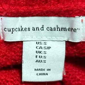 Cupcakes & Cashmere Red French Bulldog Long Sleeve Dog Christmas Sweater Top S thumbnail 4