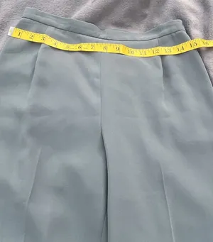 Petite Sophisticate Sea Green Pant Suit Set Size 6 thumbnail 13