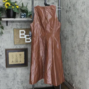 NWT I.n.c. International Concepts Fit & Flare Dress 10846069 2 Woodland Brown thumbnail 3