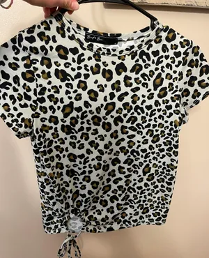 Leopard Print Top Multi Size XS thumbnail 3