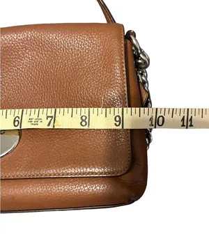 Coach light brown Crossbody Shoulder Bag Pebble Leather thumbnail 10