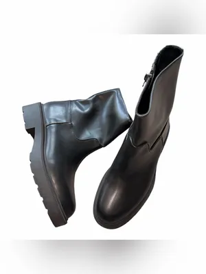 NEW Jeffrey Campbell Danni Platform Bootie Black SZ-10 Chunky Heel Y2k thumbnail 7