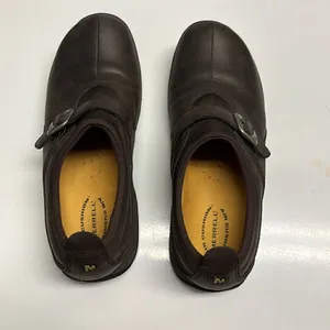 Merrell Brown Performance Slip-on Faux Buckle Footwear Shoes- Size 8 thumbnail 3