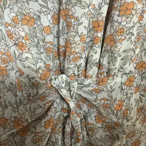 Wild Fern Pale Pink Floral Ruched Dress‎ Size Large thumbnail 7