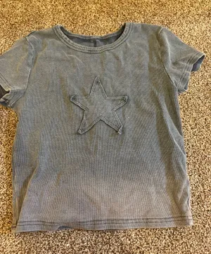SheIn Blue star shirt thumbnail 1
