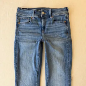American Eagle Kick Boot Next Level Stretch Jeans Womens 4 Short Blue thumbnail 8