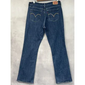 Levis Women Classic Bootcut‎ Jeans Size 12M Stretch Western Indie Heritage Lapis thumbnail 2