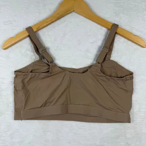 Yitty Brown Seamless Adjustable Strap Bralette Bra XXL/1X BB2355592-3437-50760‎ thumbnail 7