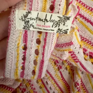 FREE PEOPLE Intimately Striped Multicolor Cropped Top thumbnail 5