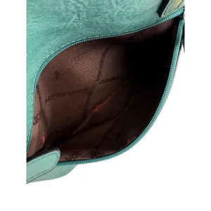 *Montana West Purse Large Teal Aqua Vegan Leather Hobo Shoulder Bag Carry thumbnail 4