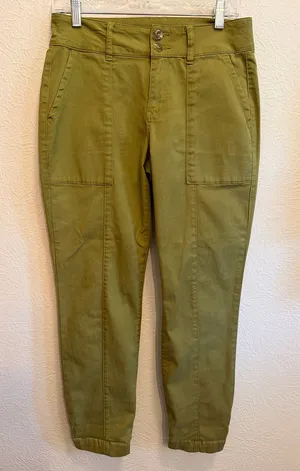 🌴🌴🌴BOGOHO🌴🌴🌴Cabi Olive Green Women’s Casual Utility Pants-4 thumbnail 1