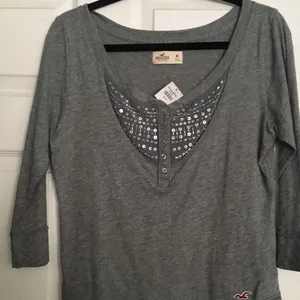Grey Sparkle Blouse thumbnail 1