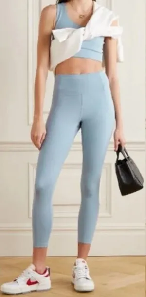 Girlfriend‎ Collective Compressive High-Rise Leggings Light Blue Size Small thumbnail 1