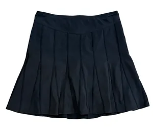 Athleta Womens Black Pleated Active Skort Size 2 Tennis Golf Running Skirt thumbnail 1