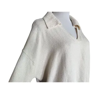 Womens Ava & Viv Ivory V Neck Collar Knit Sweater - Sz 2X thumbnail 3
