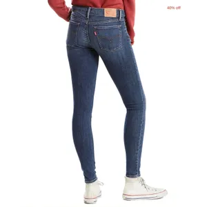 Levi's Womens 701 Super Skinny Distressed Jeans, Size 27 thumbnail 4