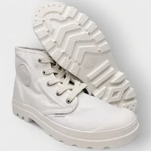 Palladium Pampa Hi Women’s Canvas Boots White Size 7.5M 92352-116-M thumbnail 8