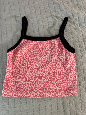 John Galt Cropped Tank Top Brandy Melville Cheetah Print thumbnail 2