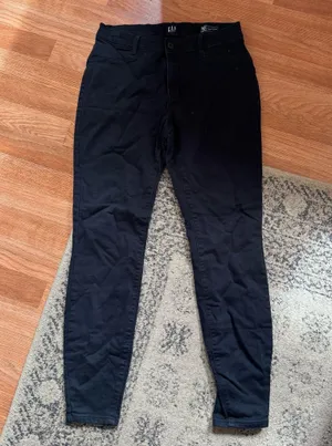 Gap Size 10 Black Skinny Pants thumbnail 1